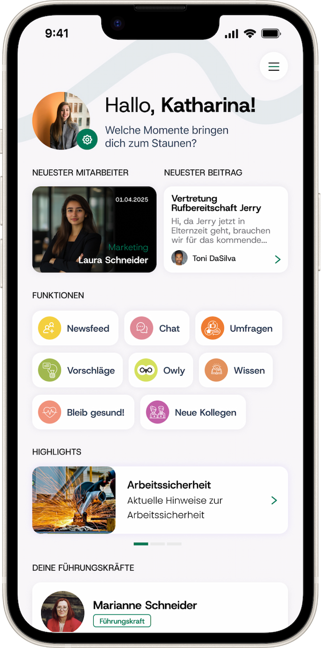 work.mate App auf Smartphone